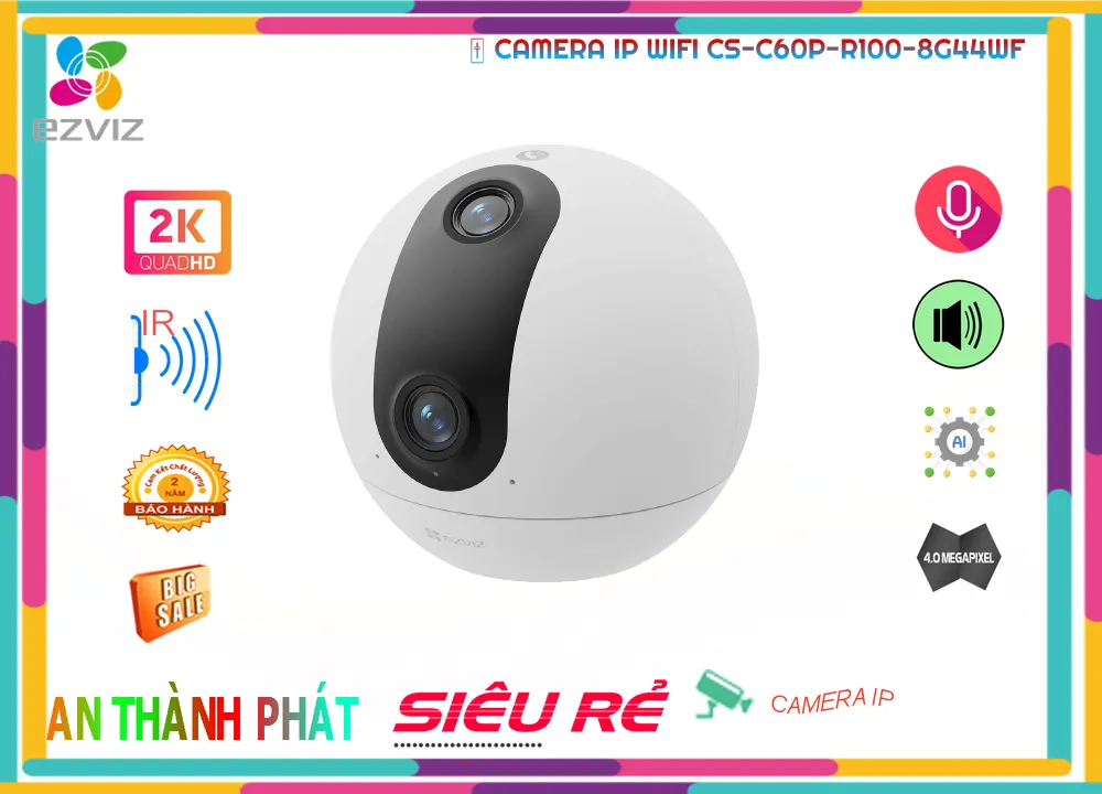 Camera WIFI EZVIZ CS-C60p-R100-8G44WF,thông số CS-C60p-R100-8G44WF,CS C60p R100 8G44WF,Thông số CS-C60p-R100-8G44WF Ultra 2k 0 MP , Camera Giá re CS-C60p-R100-8G44WF Chất lượng nhất,CS-C60p-R100-8G44WF Siêu rẻ,bán CS-C60p-R100-8G44WF